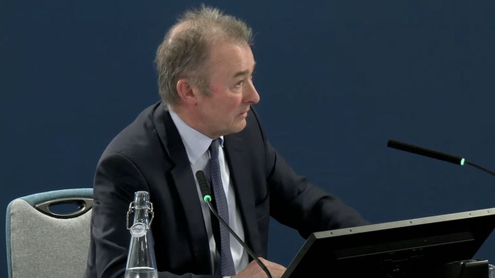 Simon Hart MP giving evidence to UK Covid Inquiry