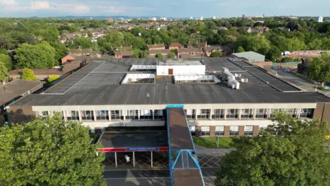 Countess of Chester Hospital, photographed by a drone