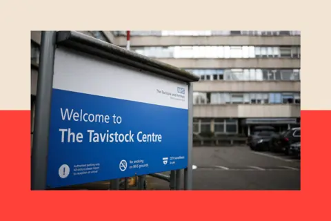 Getty Images The entrance of the NHS Tavistock center,