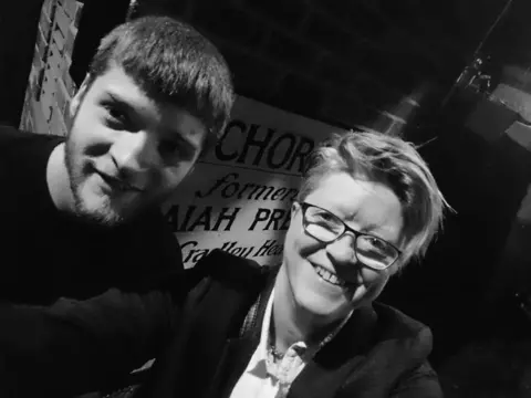 Supplied Josef Easom-Cooper and his mother Shelly