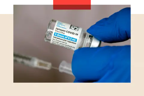EPA Medical staff member prepares shots of the Janssen (Pharmaceutical Companies of Johnson and Johnson) vaccine against Covid-19