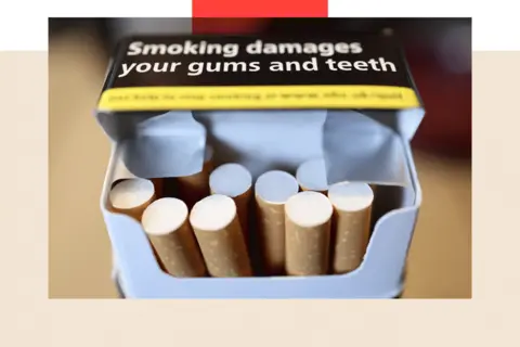 EPA-EFE/REX/Shutterstock A packet of cigarettes